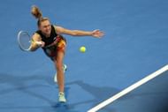 Aliaksandra Sasnovich at the 2022 Qatar Total Energies Open
